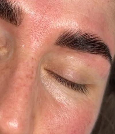 brow sculpt and tint at The Lab Retreat in Kersey, Suffolk brow sculpt and tint at The Lab Retreat in Kersey, Suffolk